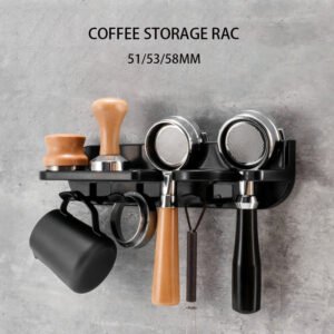 Coffee Machine Utensils Storage Rack