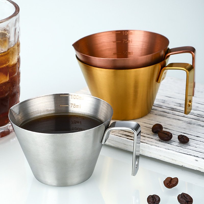 Stainless Steel Espresso Measuring Cup