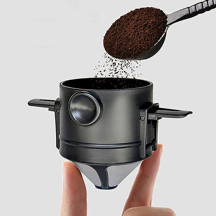 Coffee Filter Telescopic Drip Stainless Steel Coffee Filter Reusa ble - Image 5