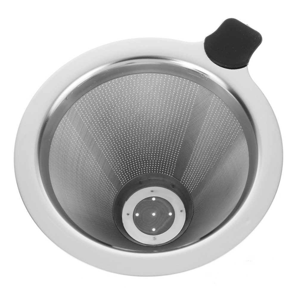 Paperless Pour Over Coffee Dripper With Reusable Stainless Steel Coffee Filter - Image 5