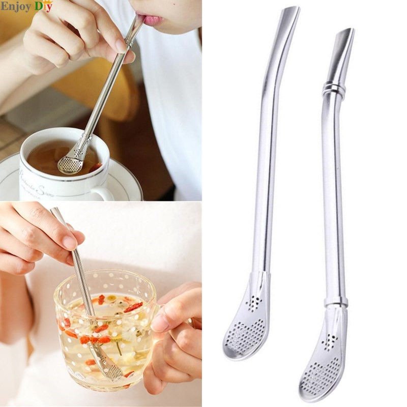 Stainless Steel Straw/Stirrer Spoon