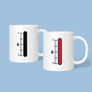 Temperature Sensitive Color Changing Ceramic Mug