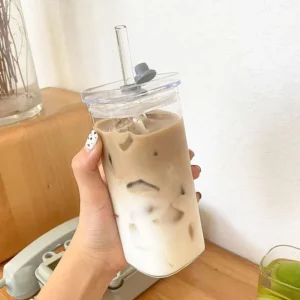 Square Coffee Cup With Lid